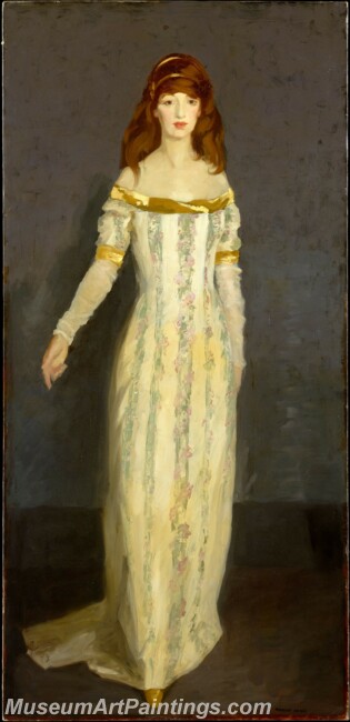 Robert Henri The Masquerade Dress Painting