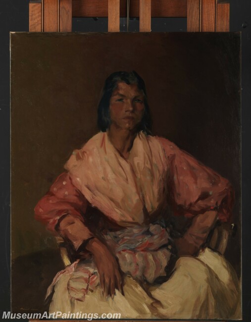 Robert Henri The Spanish Gypsy Painting