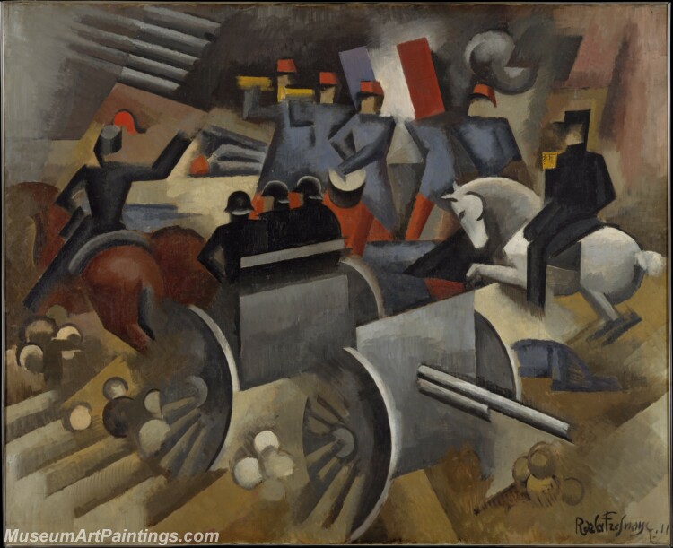 Roger de la Fresnaye Artillery Painting