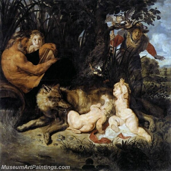 Romulus and Remus Painting