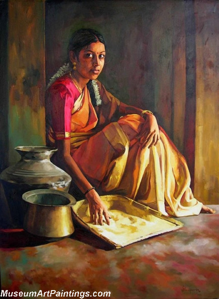 Rural Indian Women Paintings 001