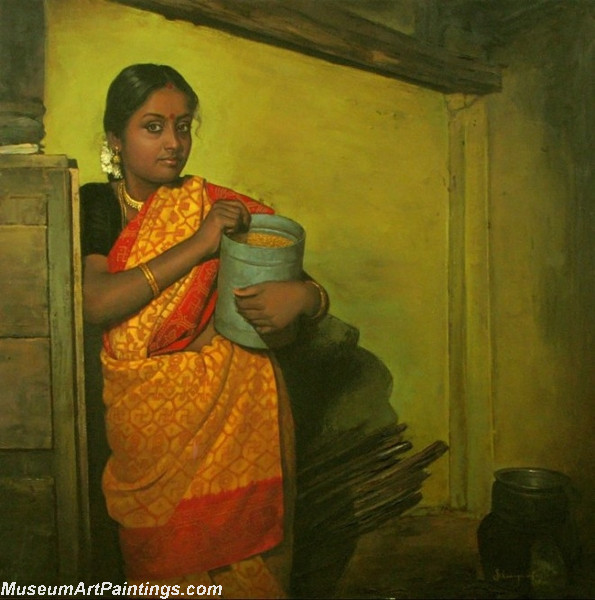 Rural Indian Women Paintings 004