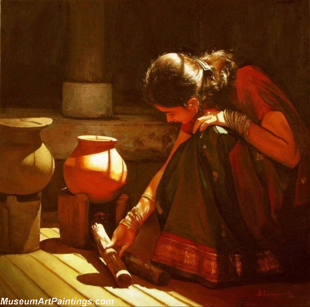 Rural Indian Women Paintings 008