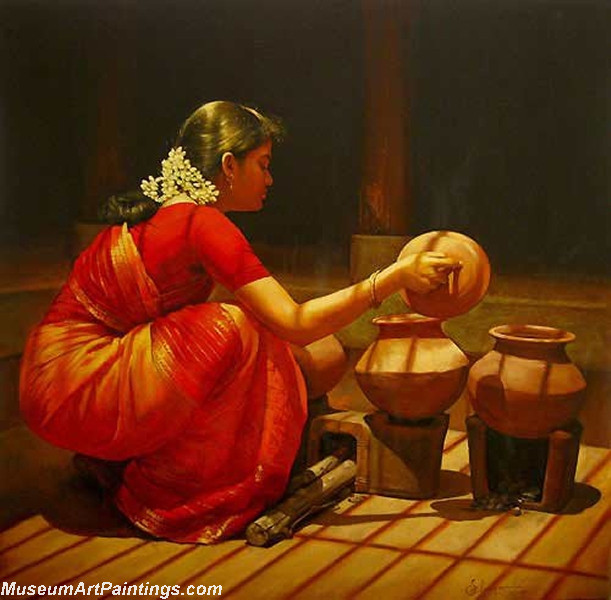 Rural Indian Women Paintings 013