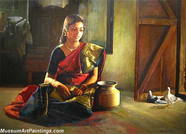 Rural Indian Women Paintings 014