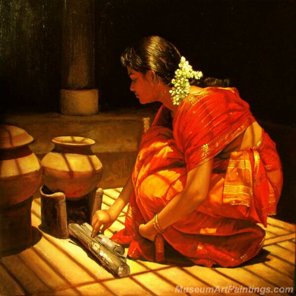 Rural Indian Women Paintings 019