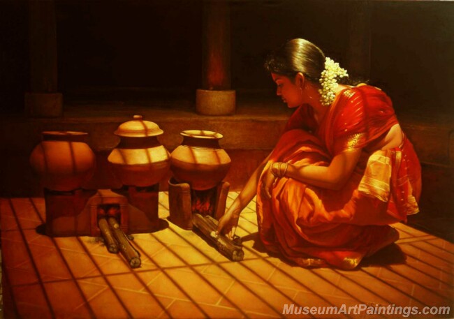 Rural Indian Women Paintings 021