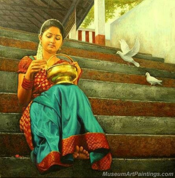 Rural Indian Women Paintings 033