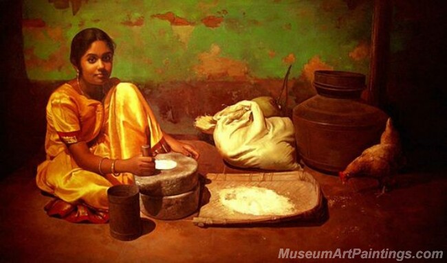 Rural Indian Women Paintings 035