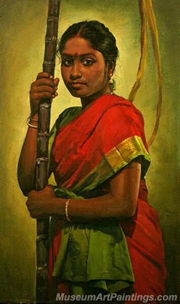 Rural Indian Women Paintings 038