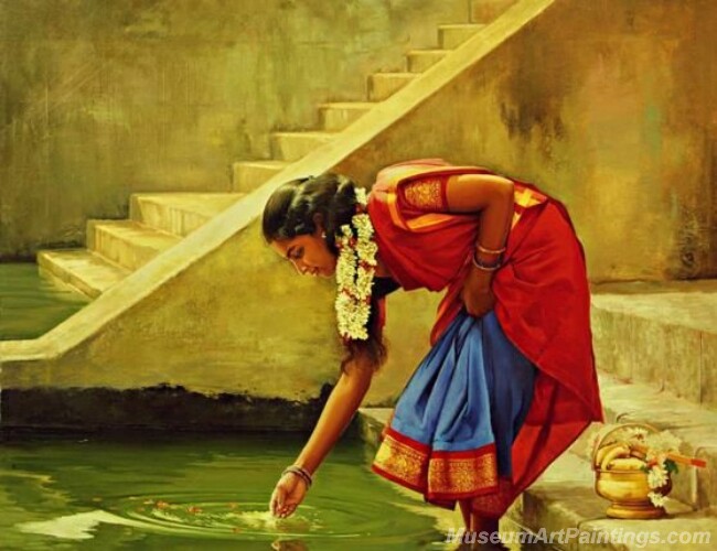 Rural Indian Women Paintings 040
