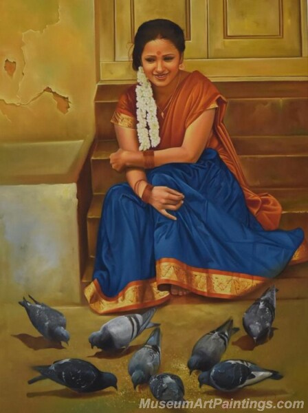 Rural Indian Women Paintings 050