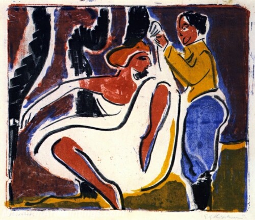 Russian Dancing Pair Painting