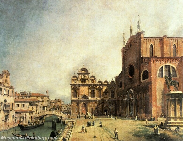 SS Giovanni e Paulo and the Scuola de San Marco Painting