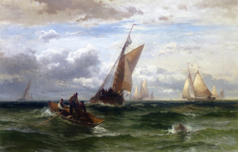 Sailing by Edward Moran