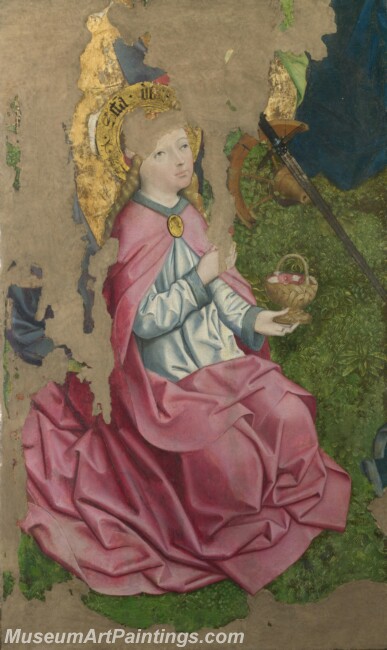 Saint Dorothy Painting