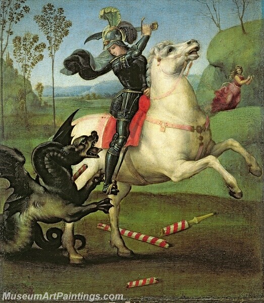 Saint George and the Dragon Painting