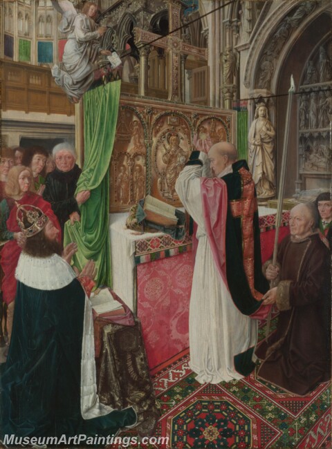 Saint Giles The Mass of Saint Giles Painting