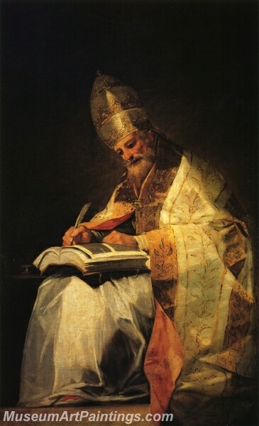 Saint Gregory Painting