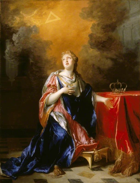 Saint Margaret Queen of Scotland by Nicolas de Largillierre