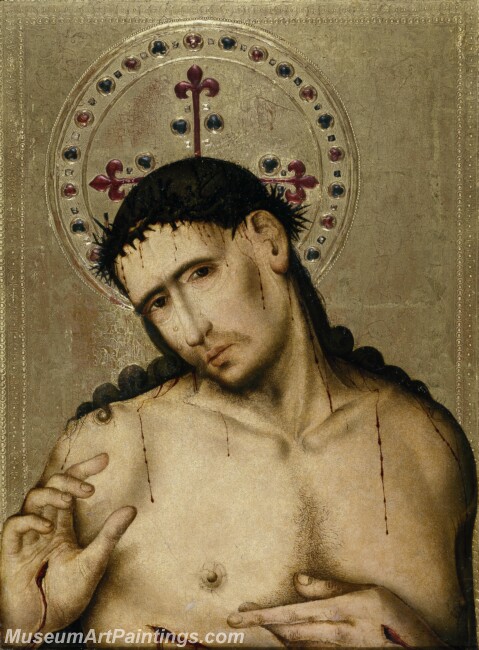 Sanchez de San Roman Juan Cristo Varon de Dolores Painting