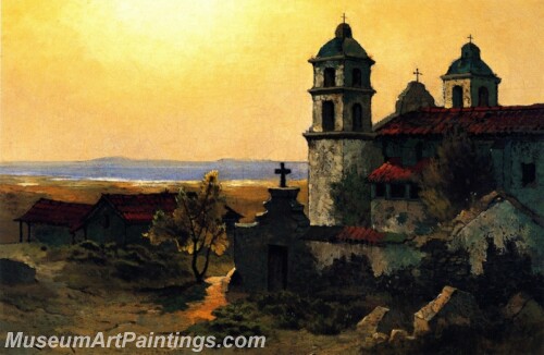 Santa Barbara Mission Painting