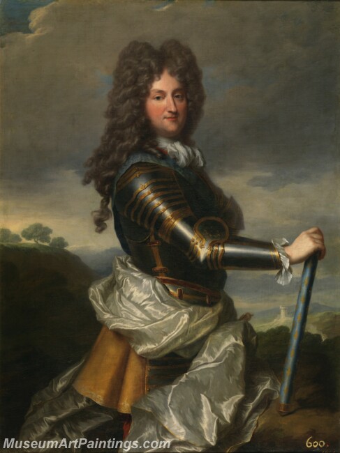 Santerre Jean Baptiste Felipe de Orleans regente de Francia Painting