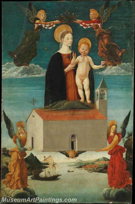 Saturnino Gatti The Translation of the Holy House of Loreto Painting