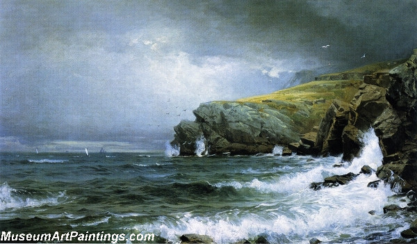 Seascape Coast of Maine Painting