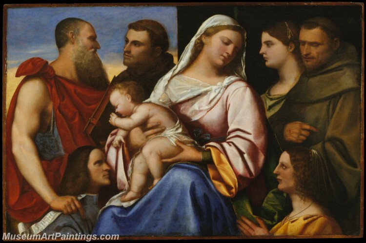 Sebastiano del Piombo Madonna and Child with Saints Painting