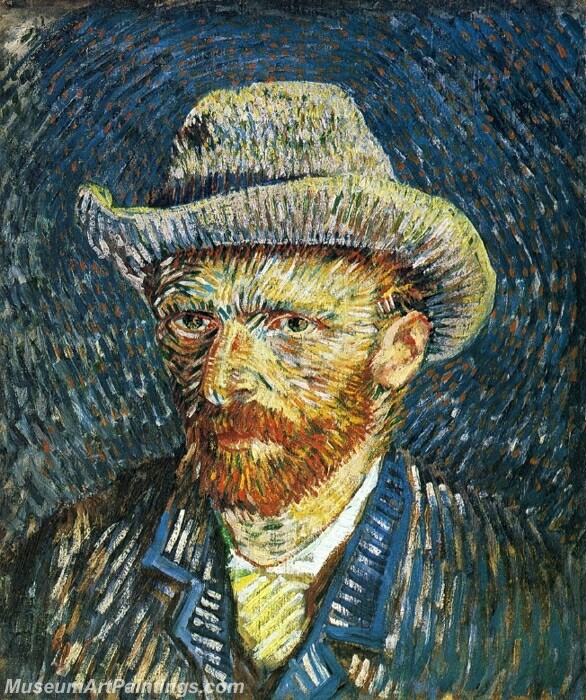 Self Portrait with Felt Hat Painting