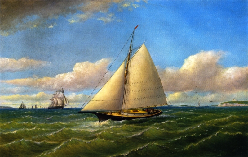 Ships at Gay Head by Charles Henry Gifford