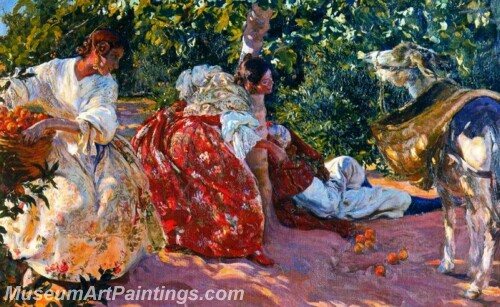 Siesta interrumpida Painting