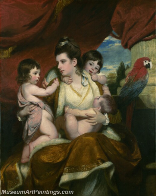 Sir Joshua Reynolds Lady Cockburn and her Three Eldest Sons Painting