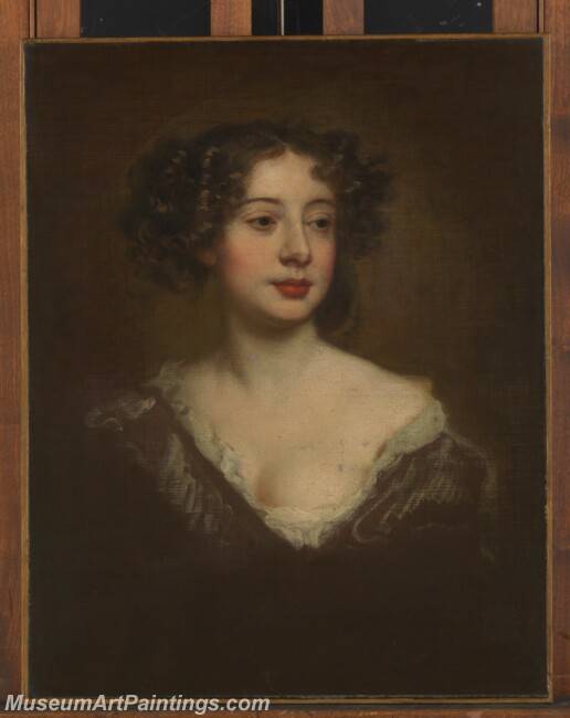 Sir Peter Lely Study for a Portrait of a Woman Painting