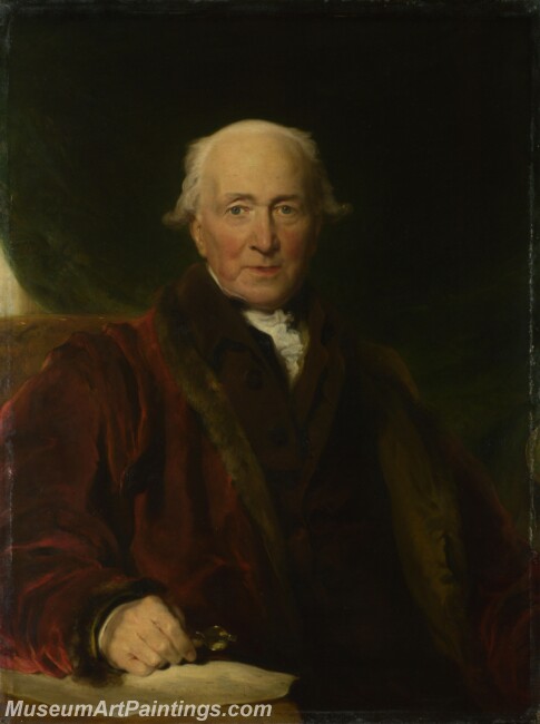 Sir Thomas Lawrence John Julius Angerstein aged over 80 Painting