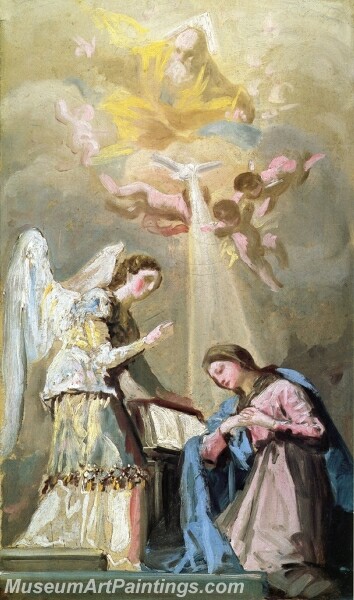 Sketch for The Annunciation Painting