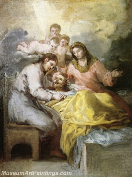 Sketch for The Death of Saint Joseph Painting