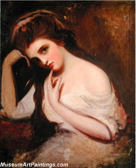 Sketch of Emma Hamilton Painting