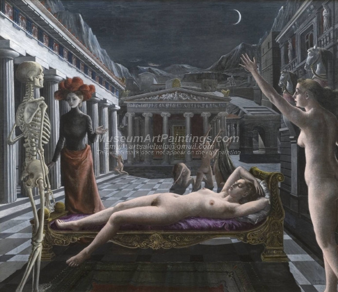 Sleeping Venus by Paul Delvaux