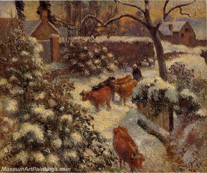 Snow Effect in Montfoucault Painting