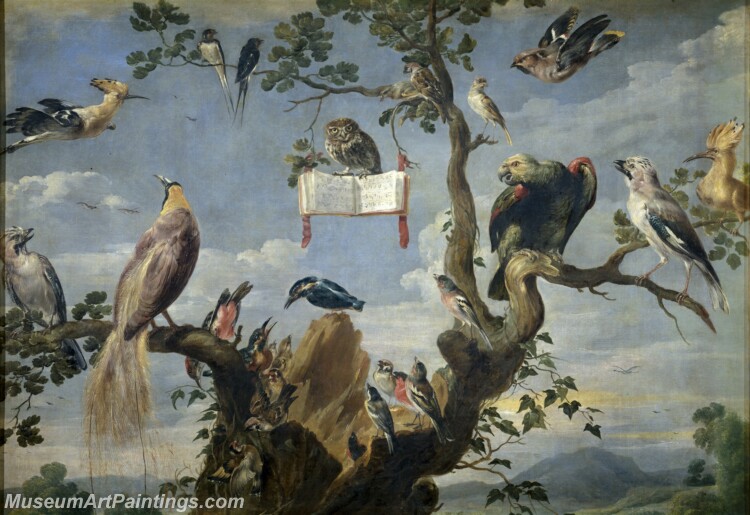 Snyders Frans Concierto de aves 8 Painting