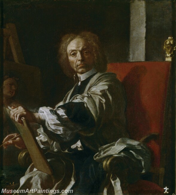 Solimena Francesco Autorretrato Painting