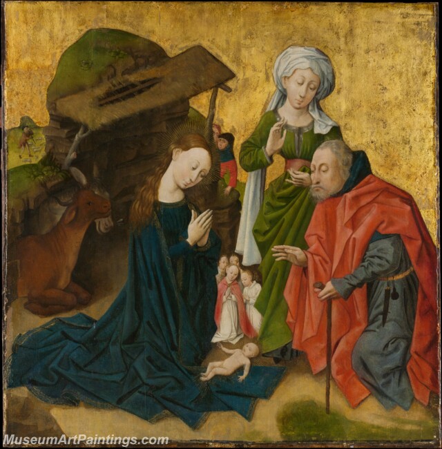 South German Painter The Nativity Painting