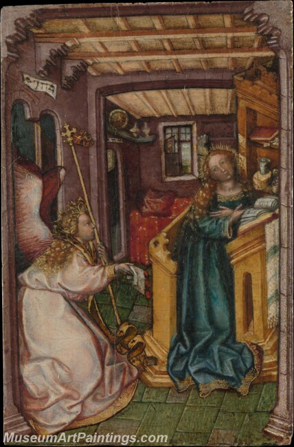 South German The Annunciation Painting