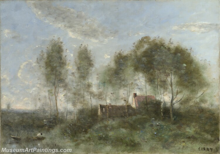 Souvenir of a Journey to Coubron Painting