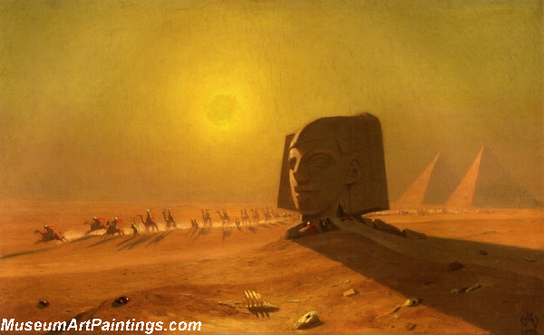 Sphinx in the Desert by Marcus Waterman