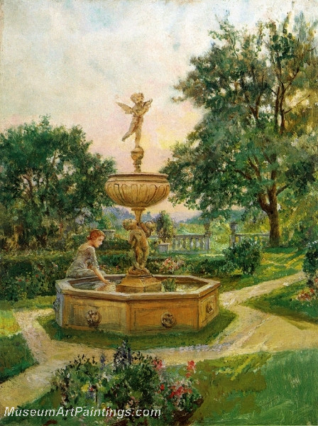 Spring Fountain by Will Hicok Low