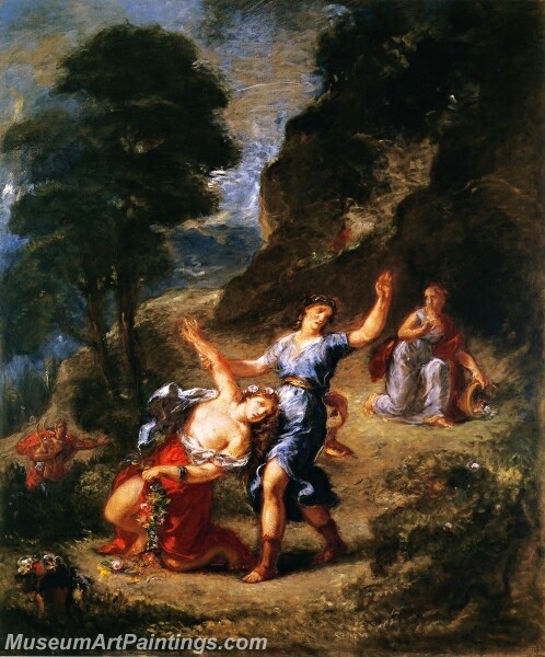 Spring Orpheus and Eurydice Painting