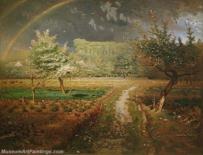 Spring at Barbizon Painting